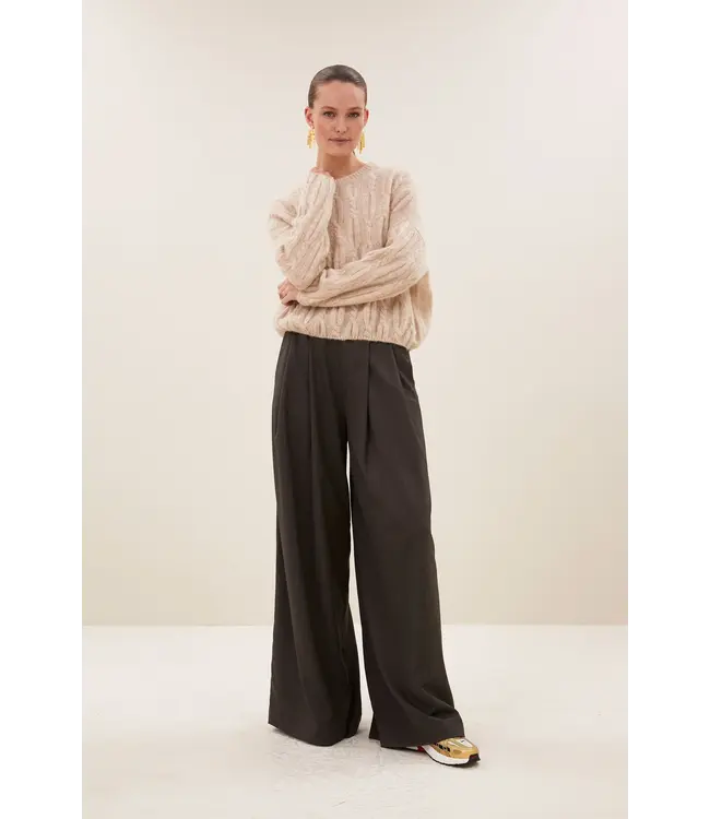 By Bar Sef Pants Dark Brown