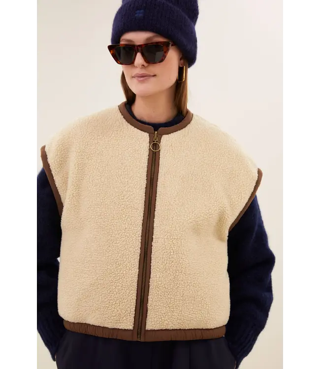 By Bar Gio Sleeveless Jacket Hazel