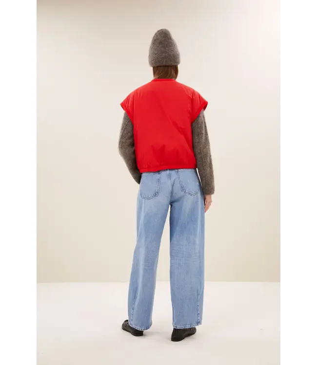 By Bar Gio Sleeveless Jacket Poppy Red