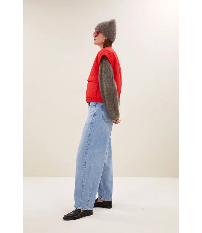 By Bar Gio Sleeveless Jacket Poppy Red