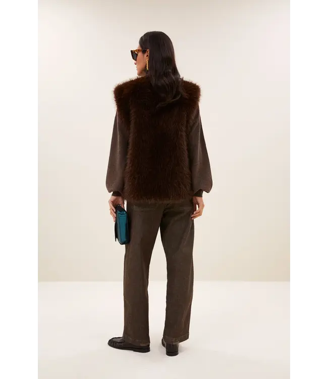 By Bar Mona Faux Fur Gilet