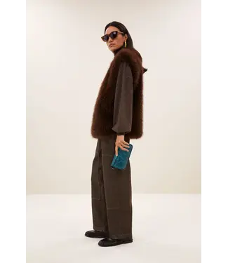 By Bar Mona Faux Fur Gilet