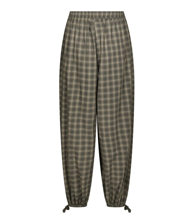 Neo Noir Roxane Balloon Checked Pants