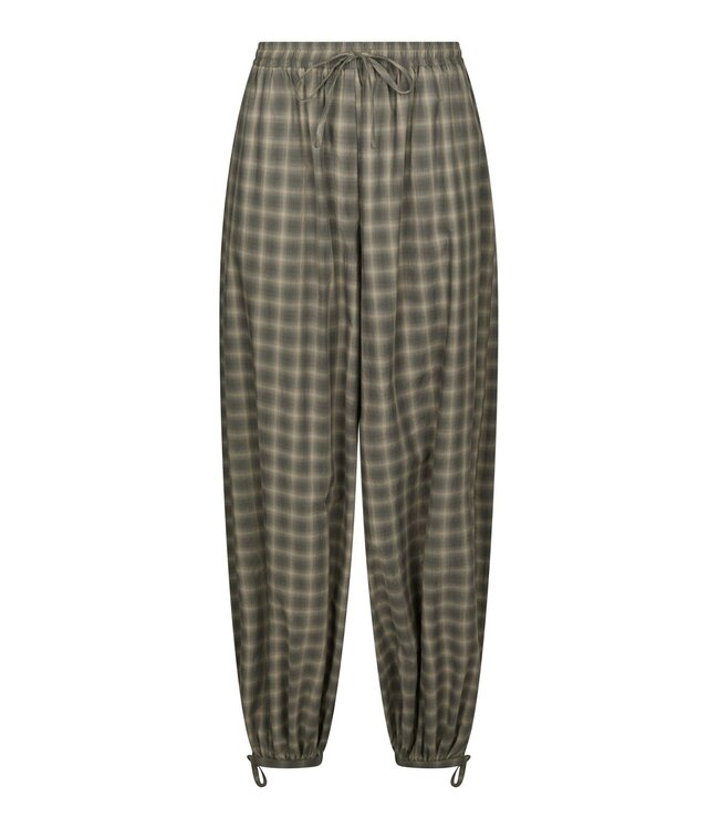 Neo Noir Roxane Balloon Checked Pants