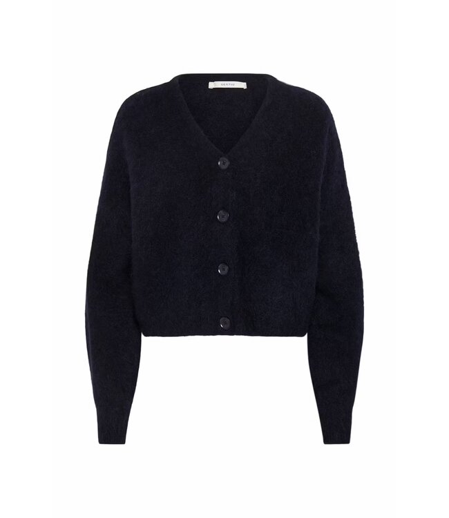 Gestuz Debbie V Cardigan Navy Melange