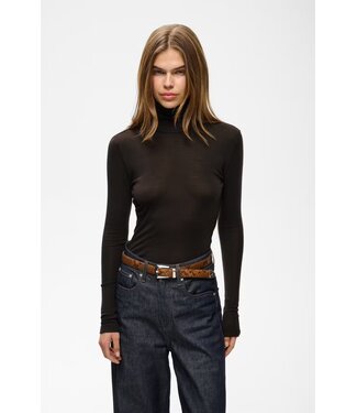 Gestuz Ninia Wool Rollneck Chocolate