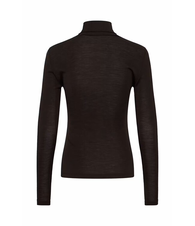 Gestuz Ninia Wool Rollneck Chocolate