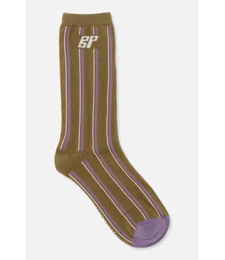 Baum Und Pferdgarten Ling Sock White Sand Stripe