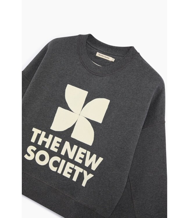 The New Society TNS Logo Sweater Cropped