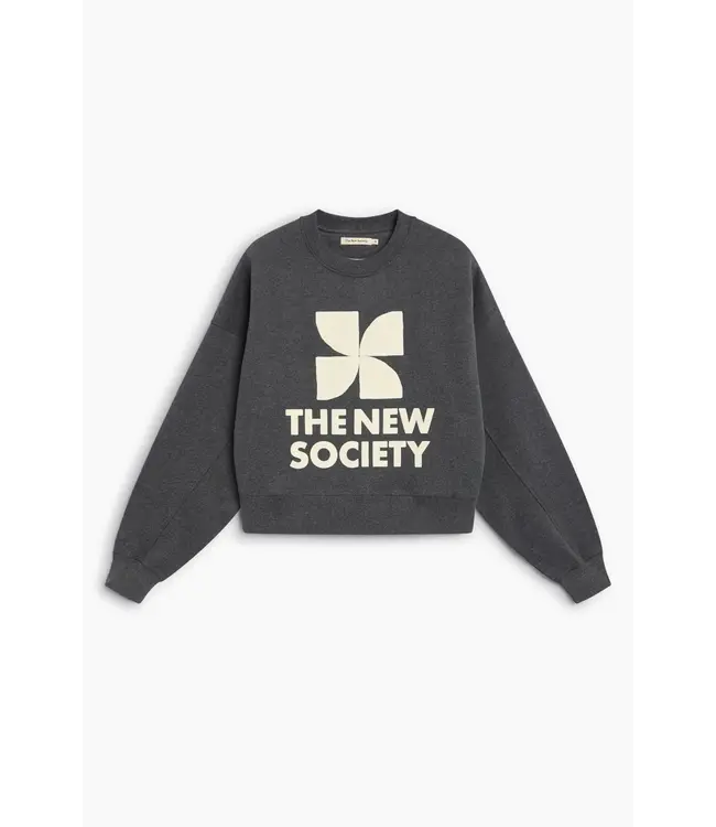 The New Society TNS Logo Sweater Cropped
