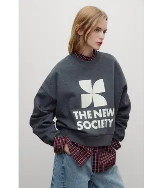 The New Society TNS Logo Sweater Cropped
