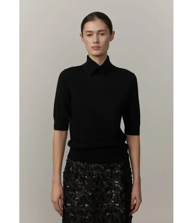 Herskind Perry Knit Blouse Black