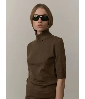 Herskind Perry Knit Blouse Khaki