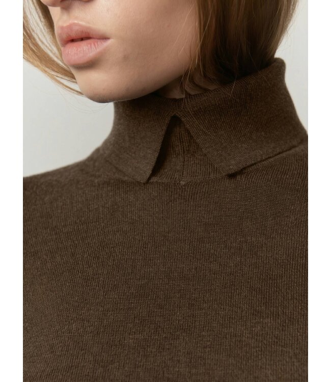 Herskind Perry Knit Blouse Khaki