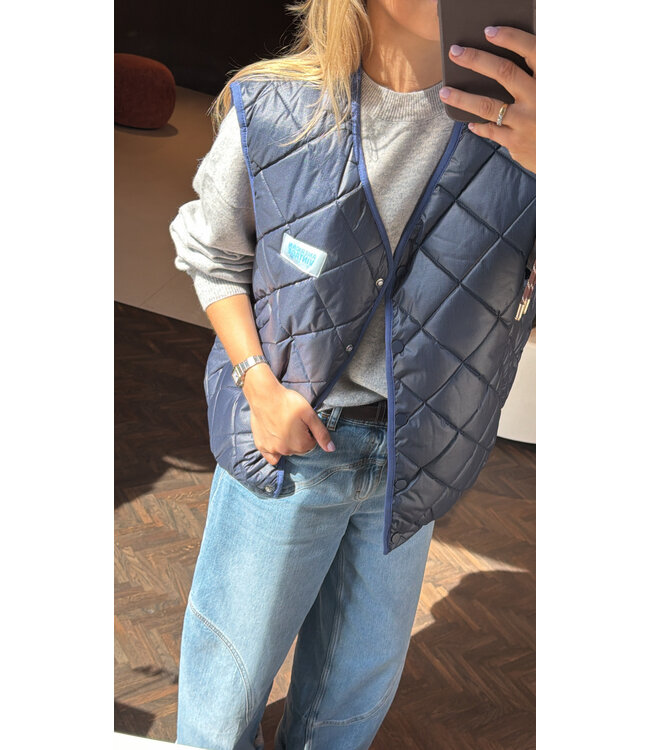 American Vintage Tovabay Jacket Navy