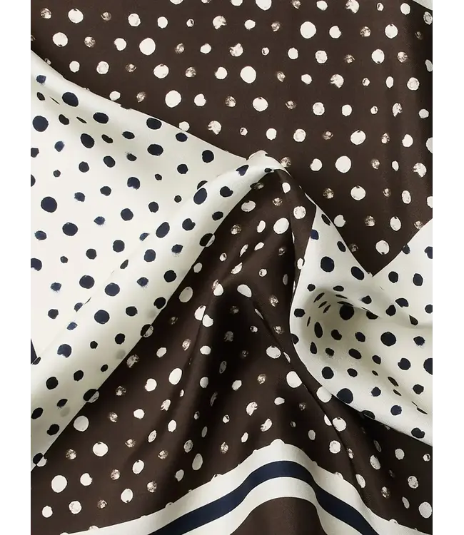 Selected Femme Sara Silk Scarf Delicioso Print