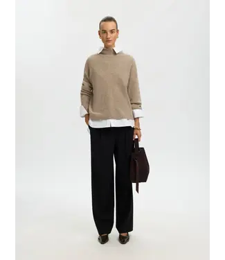 Selected Femme Cille Cashmere Blend High Neck ICM