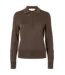 Selected Femme Thea LS Knit Merino Collar Neck