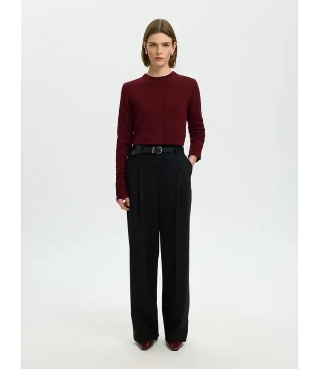 Selected Femme Thea Ls Knit Merino Cardigan