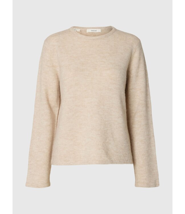 Selected Femme Lulu New Knit LS O-neck BM