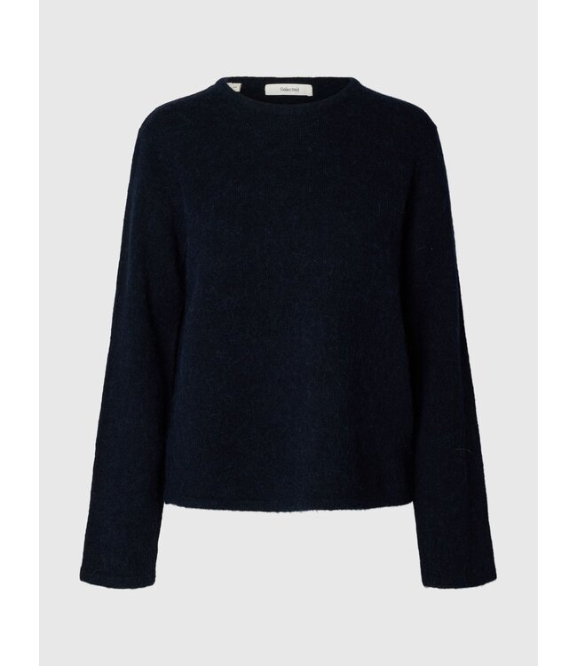 Selected Femme Lulu New Knit Ls O-neck DSM