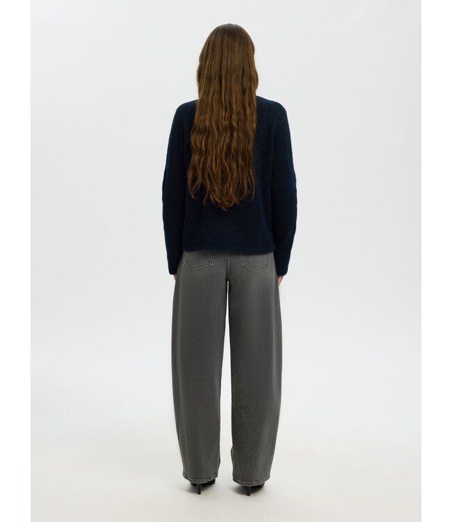 Selected Femme Lulu New Knit Ls O-neck DSM