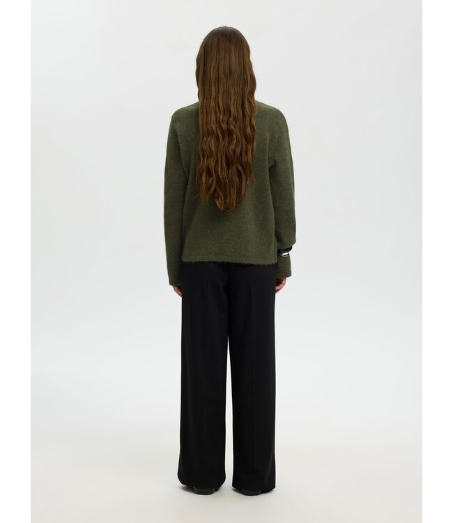 Selected Femme Lulu New Knit LS O-neck GM