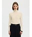 Selected Femme Vendy Wool LS Knit Roll Neck Birch