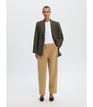 Selected Femme Barrel Mille Corduroy Hw Pants