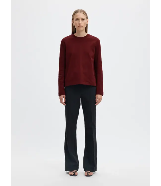 Selected Femme Essential Boxy Ls O-neckTP