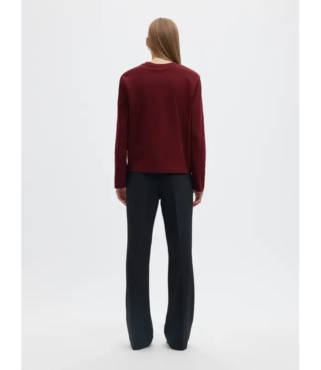 Selected Femme Essential Boxy Ls O-neckTP