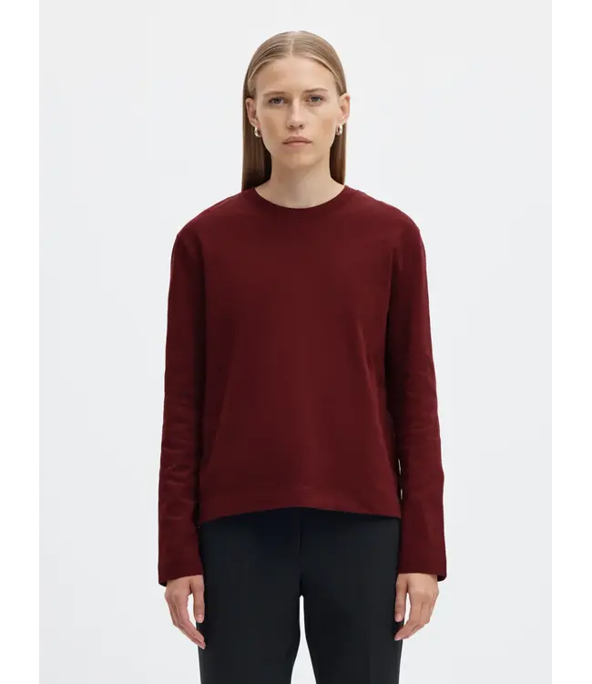 Selected Femme Essential Boxy Ls O-neckTP