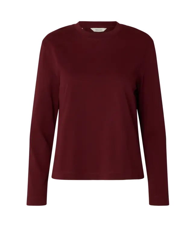 Selected Femme Essential Boxy Ls O-neckTP