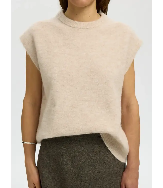 Selected Femme Lulu SL Knit Vest BM