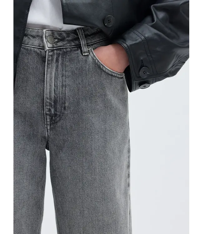 Selected Femme Wide Bea Kori Jeans Grey Denim