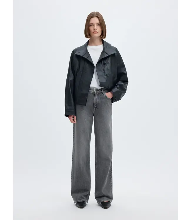 Selected Femme Wide Bea Kori Jeans Grey Denim