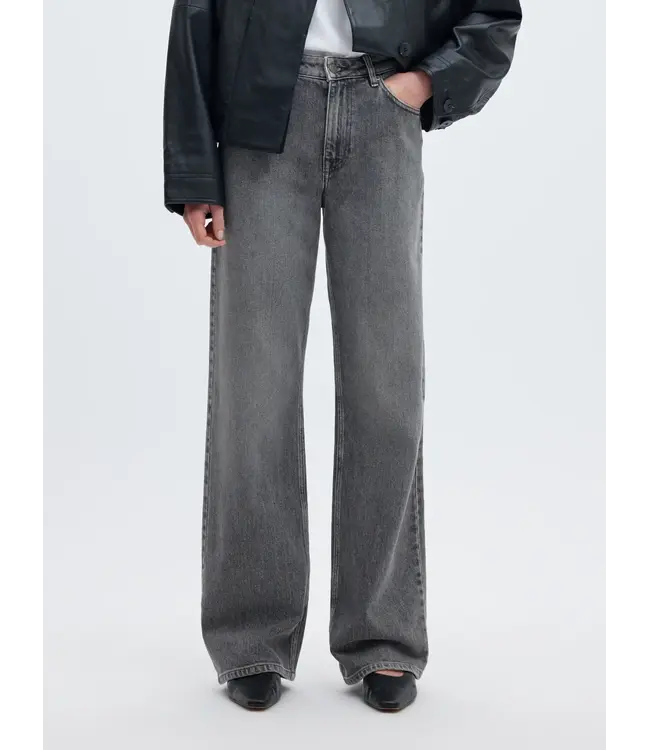 Selected Femme Wide Bea Kori Jeans Grey Denim