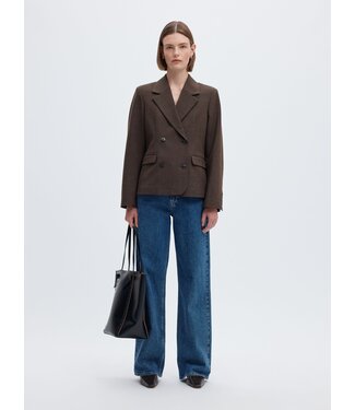 Selected Femme Wide Bea Kori Jeans Blue Denim