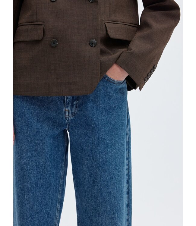 Selected Femme Wide Bea Kori Jeans Blue Denim