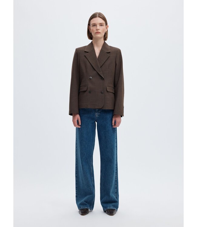 Selected Femme Wide Bea Kori Jeans Blue Denim
