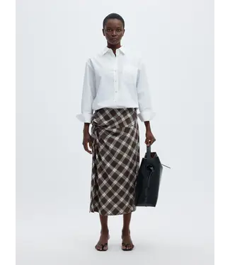 Selected Femme Jaylen Mel Mw Twist Detail Midi Skirt