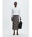 Selected Femme Jaylen Mel Mw Twist Detail Midi Skirt