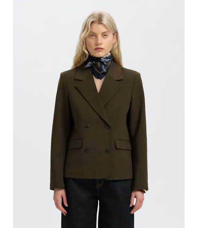 Selected Femme Relaxed Signe DB Blazer