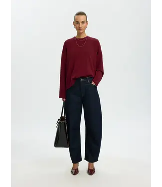 Selected Femme Oversized Ls Tenny T-shirt