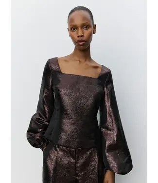Sofie Schnoor Hokie Jacquard Blouse