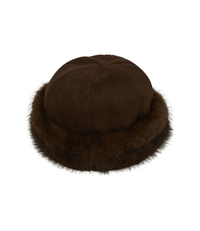 Neo Noir Nappi Faux Fur Hat