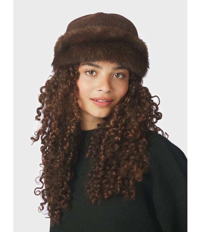 Neo Noir Nappi Faux Fur Hat