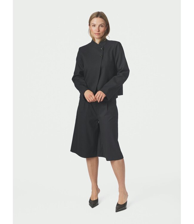 Neo Noir Rima Slim Pinstripe Shorts
