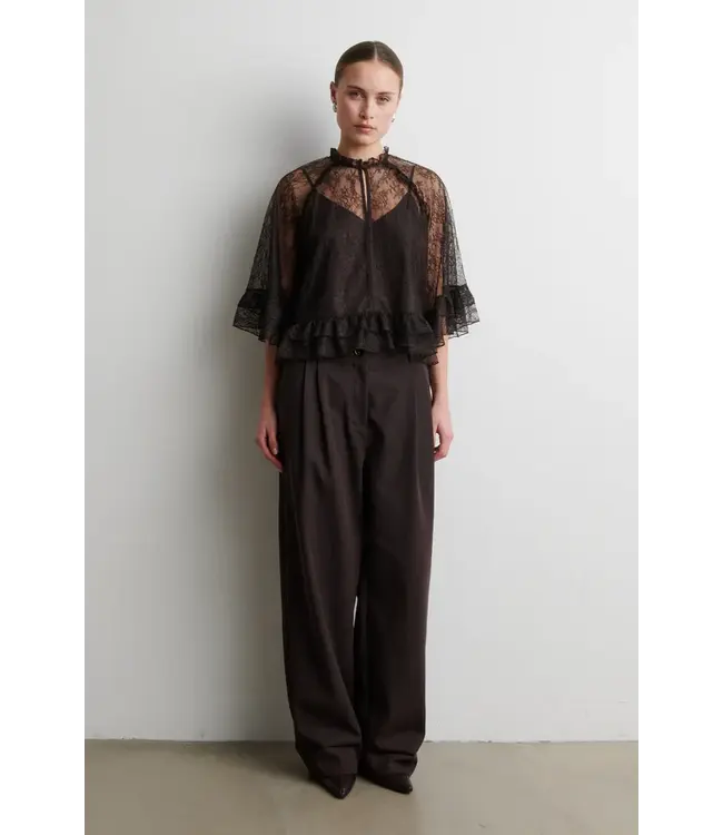 Second Female Sybell Lace Ruffle Blouse