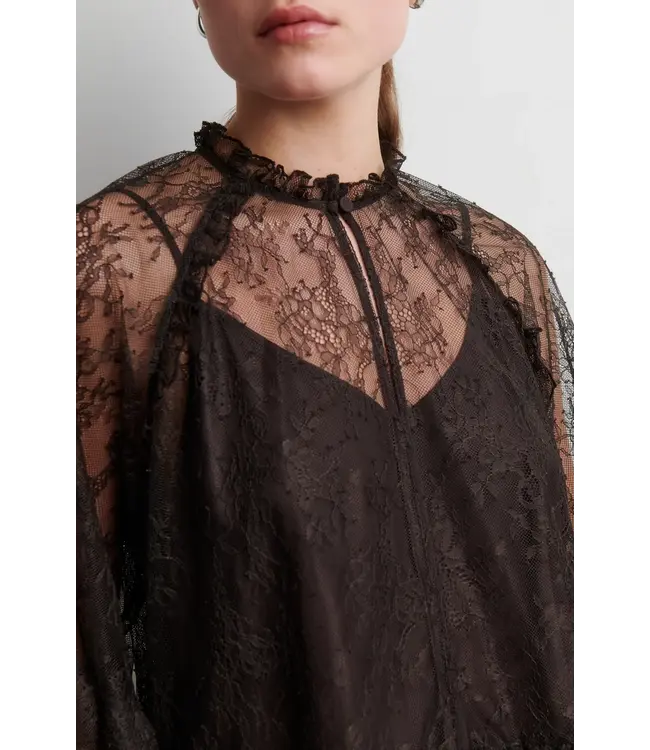 Second Female Sybell Lace Ruffle Blouse